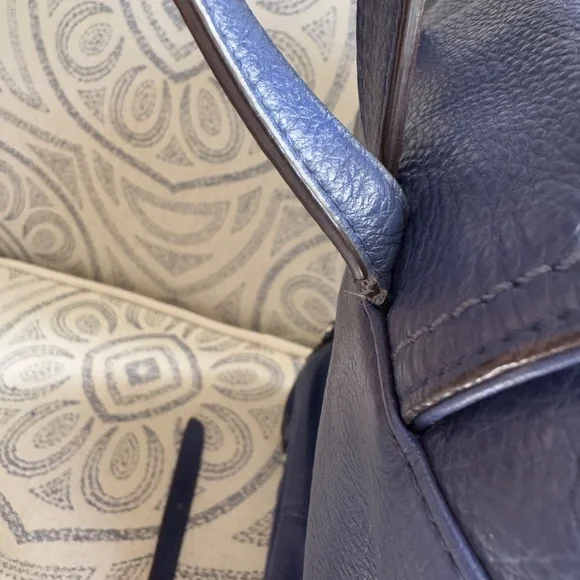 Coach Leather Mini Backpack in Periwinkle Blue & Turquoise - Picture 8 of 13